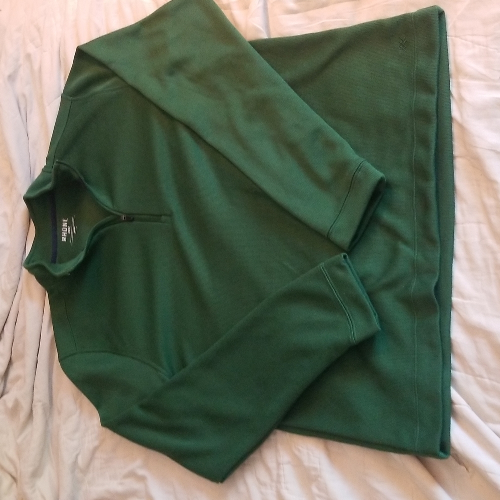 RHONE Emerald Green 1/4 Zip Pullover